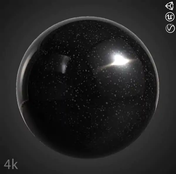 Black granite Marble 3d Texture PBR in High Resolution Free Download 4K ...