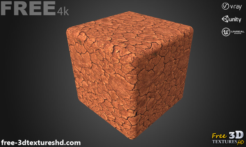 Cracked-soil-ground-seamless-3D-texture-PBR-High-Resolution-Free-Download-4K-unity-unreal-vray-render-cube