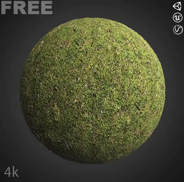 Grass Ground Seamless 3D Texture PBR in High Resolution Free Download ...