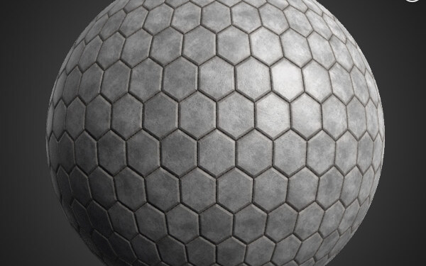 Hexagonal-pavement-3D-textures-PBR-High-Resolution-Free-Download-4K-unity-unreal-vray