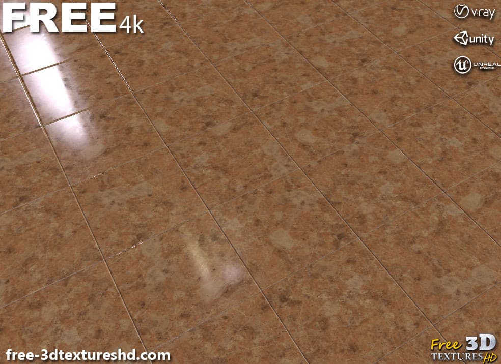 Beige-tea-Red-Marble-floor-tiles-3d-texture-PBR-material-free-download-4K-Unity-Unreal-Vray-render-plan