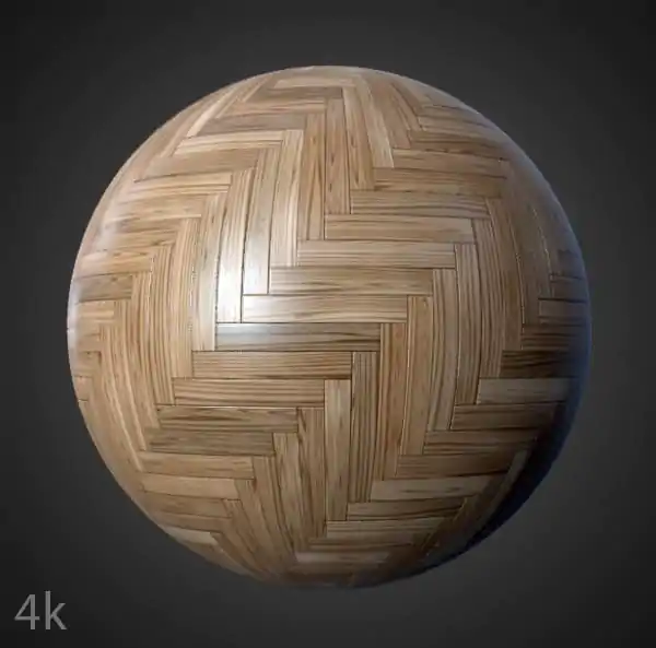 Wood Floor Parquet Herringbone Style PBR Textures Generator Substance ...