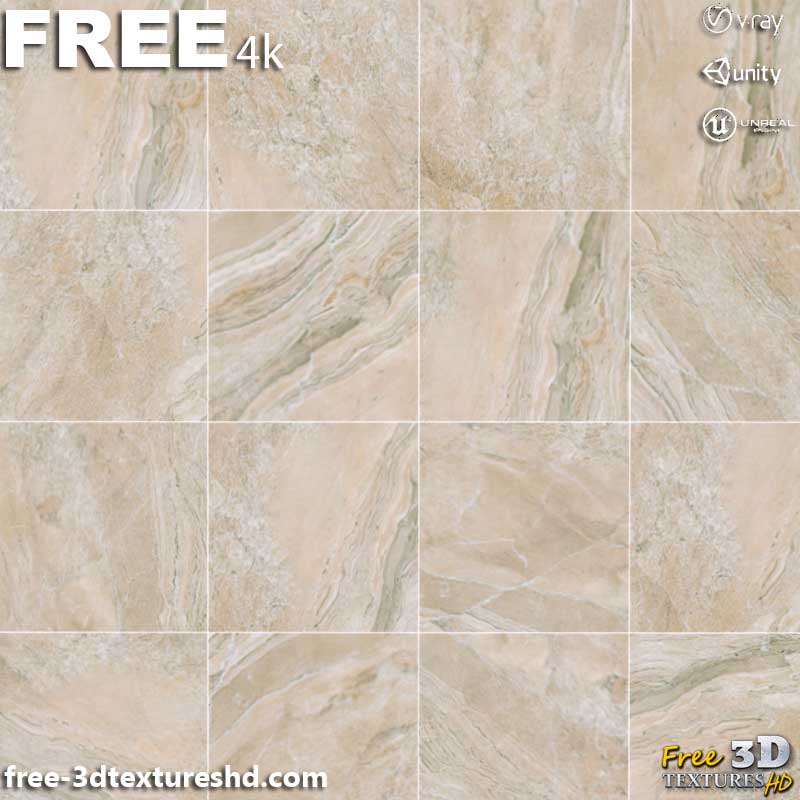 Beige-marble-tile-substance-SBSAR-PBR-texture-free-download-High-resolution-Unity-Unreal-Vray-6