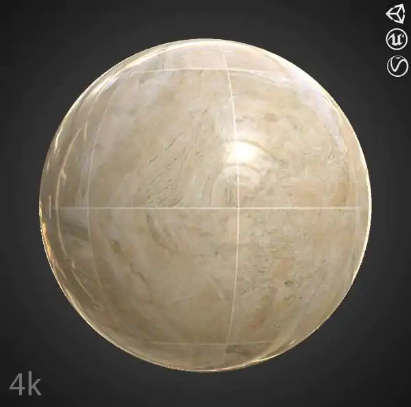 Beige Marble Tile Substance SBSAR PBR Texture Free Download 4K for ...