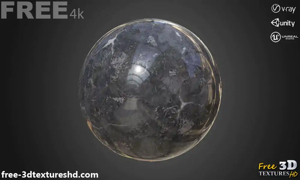 Grey Marble 3d Texture PBR in High Resolution Free Download 4K for ...