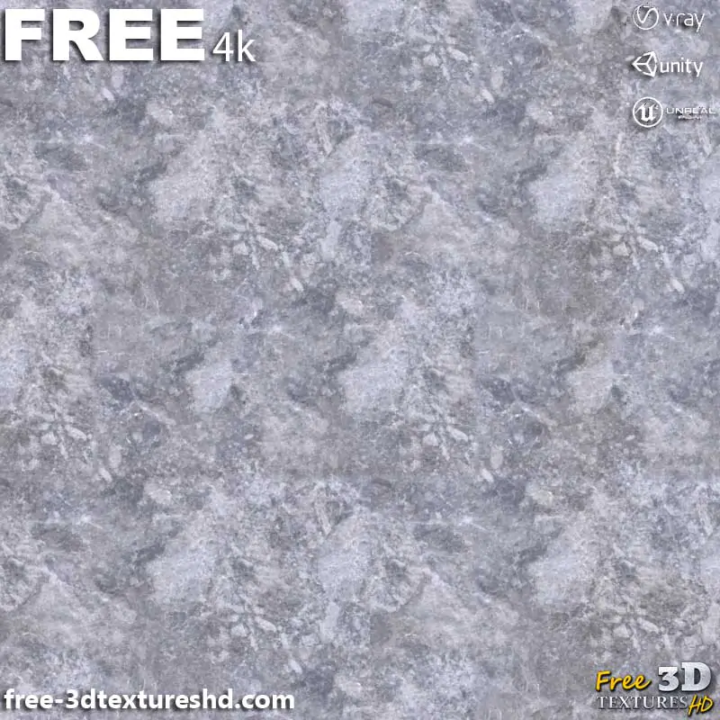 Grey Marble PBR Texture in High Resolution Free Download 4K for Unreal ...