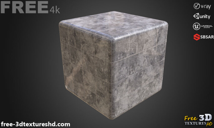 Grey-marble-tile-substance-SBSAR-PBR-texture-free-download-High-resolution-Unity-Unreal-Vray-4