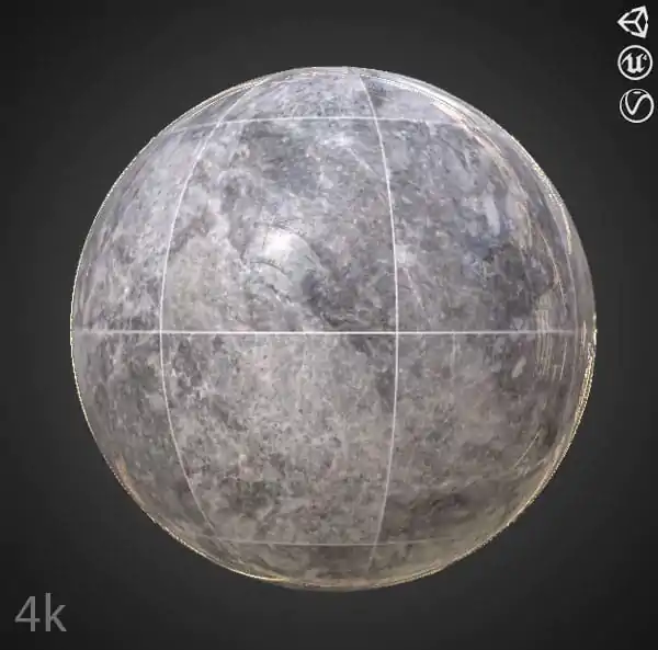 Grey Marble Tile Substance SBSAR PBR Texture Free Download 4K for Unity ...