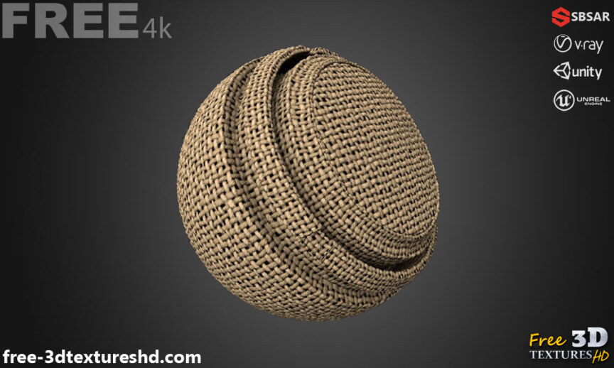 Plain-weave-fabric-PBR-texture-3D-free-download-High-resolution-Substance-Sbsar-Unity-Unreal-Vray-5