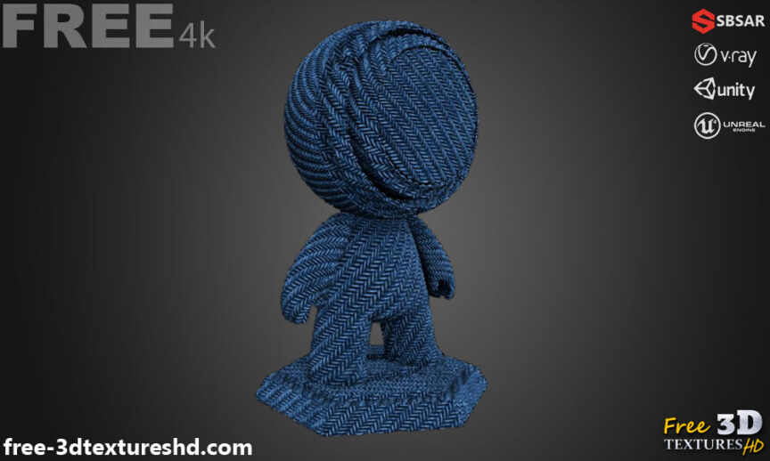 Synthetic-fabric-twill-weave-blue-PBR-texture-3D-free-download-High-resolution-Substance-Sbsar-Unity-Unreal-Vray-6