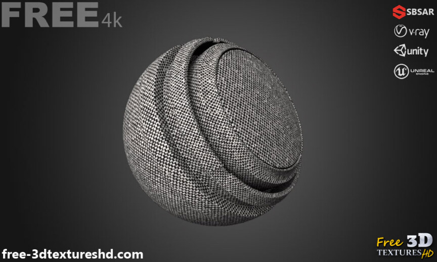 Tweed-cloth-gray-fabric-PBR-texture-3D-free-download-High-resolution-substance-sbsar-Unity-Unreal-Vray-4