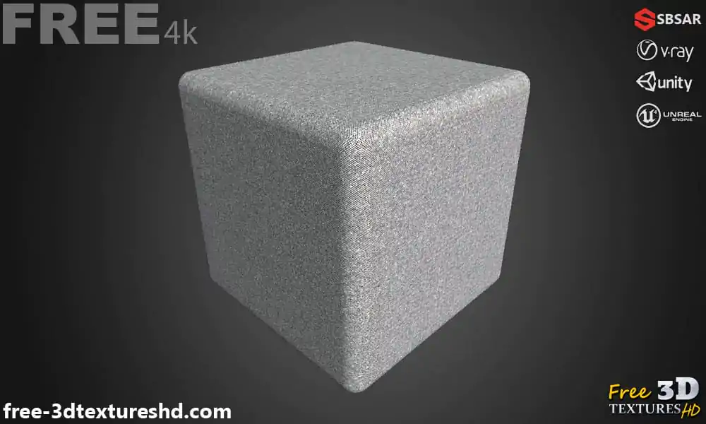 Tweed Cloth Gray Substance SBSAR Free Download PBR Texture 3D High ...