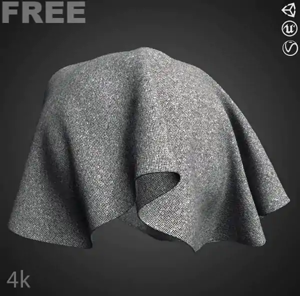 Tweed Cloth Gray Substance SBSAR Free Download PBR Texture 3D High ...