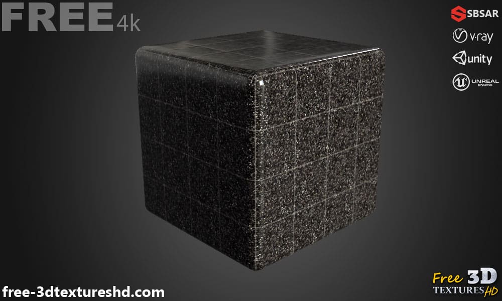 black-venezia-Ceramic-floor-tile-Terrazzo-pattern-seamless-substance-SBSAR-PBR-texture-free-download-High-resolution-Unity-Unreal-Vray-7