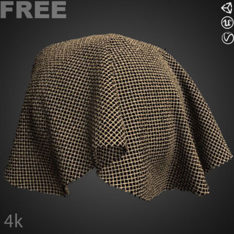 open-Plain-weave-fabric-PBR-texture-3D-free-download-High-resolution-Substance-Sbsar-Unity-Unreal-Vray