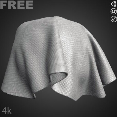 white-grey-Plain-weave-fabric-PBR-texture-3D-free-download-High-resolution-Substance-Sbsar-Unity-Unreal-Vray