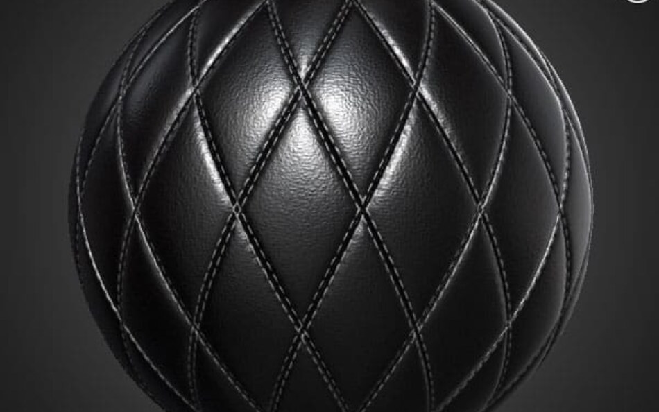 Black-Diamond-Leatherr-double-stitch-substance-SBSAR--3D-texture-PBR-free-download-High-resolution-Unity-Unreal-Vray