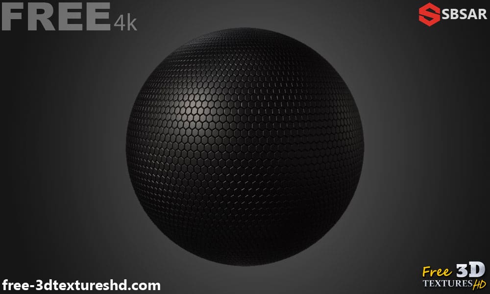 Hexagon-pattern-rubber-plastic-3D-texture-generator-substance-SBSAR-free-download-1