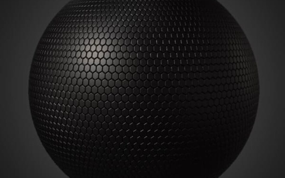 Hexagon-pattern-rubber-plastic-3D-texture-generator-substance-SBSAR-free-download