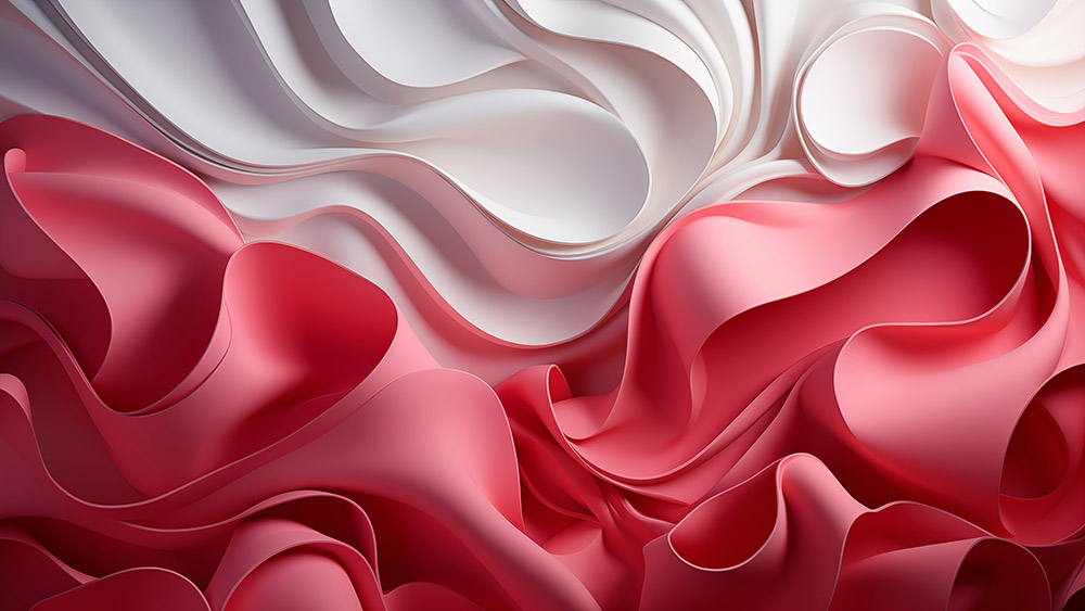 Abstract flowing shapes wallpaper Ultra HD 4K background for Desktop and Phone free download