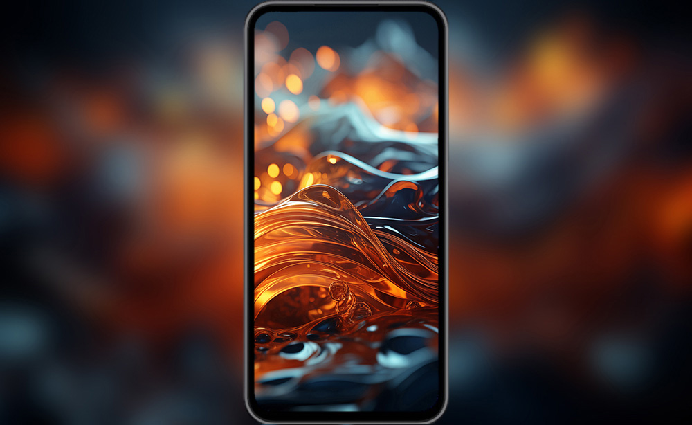 Abstract wallpaper golden liquid waves liquid HD 4K background for Desktop and Phone free download