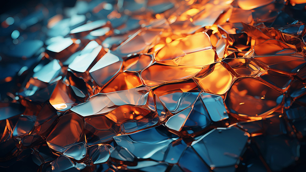 Abstract wallpaper crystal glass broken ultra HD 4K background for Desktop and Phone free download
