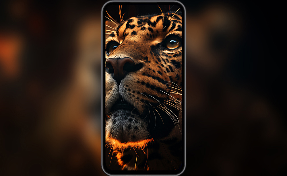 close-up of a leopard ultra HD 4K wallpaper background for Desktop laptop iphone and Phone free download