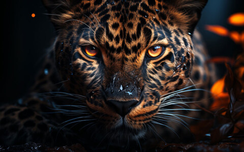closeup leopard face ultra HD 4K wallpaper background for Desktop laptop iphone and Phone free download
