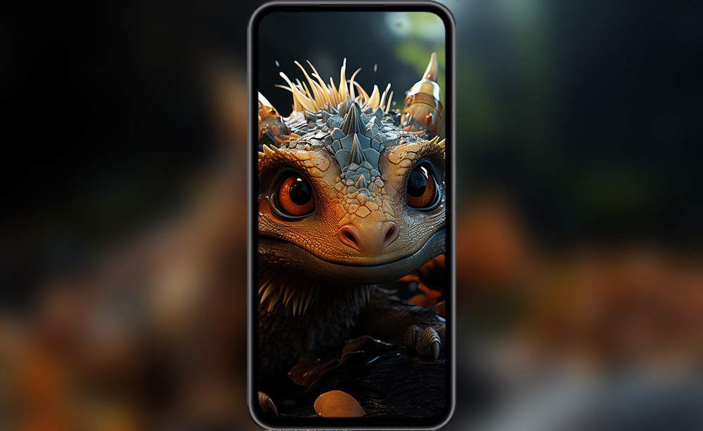 Cute baby dragon ultra HD 4K wallpaper background for Desktop laptop iphone and Phone free download