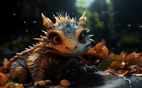 Cute baby dragon ultra HD 4K wallpaper background for Desktop laptop iphone and Phone free download