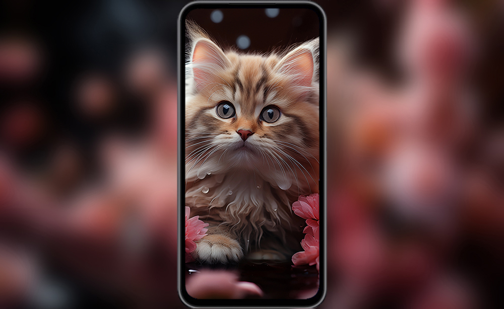 cute cat ultra HD 4K wallpaper background for Desktop laptop iphone and Phone free download