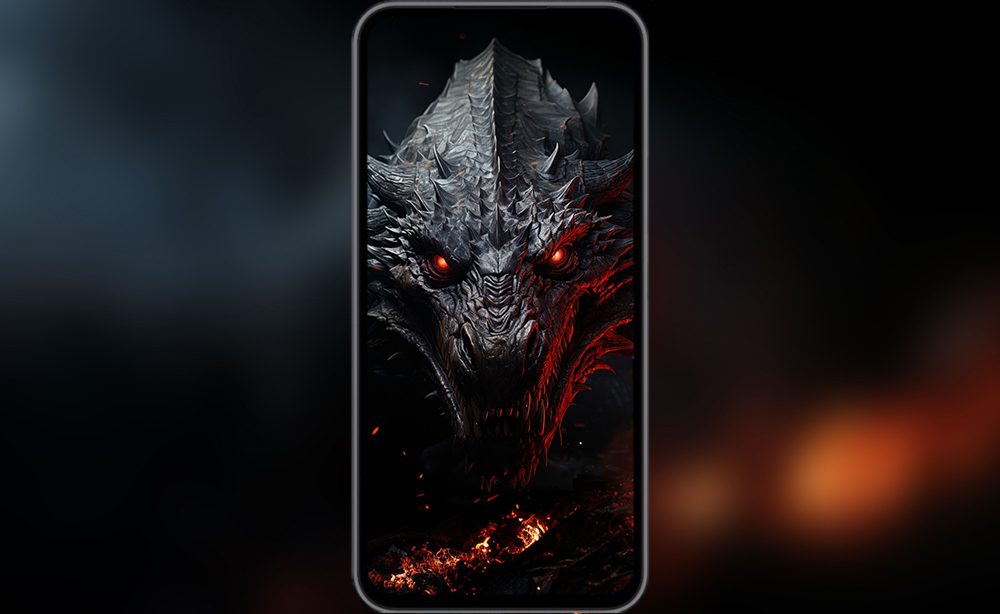 black dragon ultra HD 4K wallpaper background for Desktop laptop iphone and Phone free download
