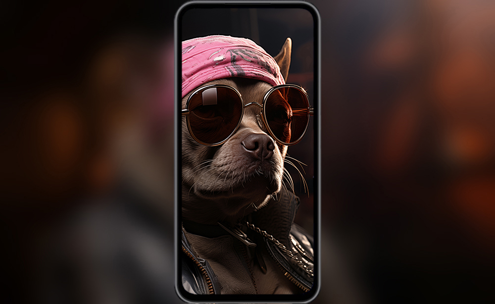Cool dog ultra HD 4K wallpaper background for Desktop and Phone free download