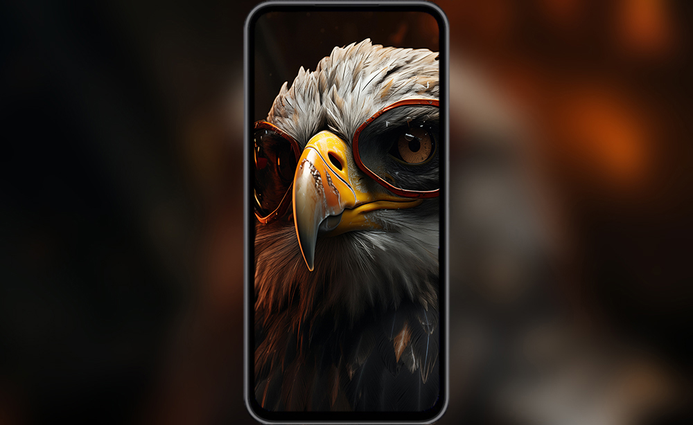 Eagle pilot ultra HD 4K wallpaper background for Desktop and Phone free download
