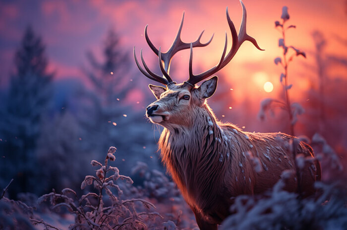 beautiful deer ultra HD 4K wallpaper background for Desktop laptop iphone and Phone free download